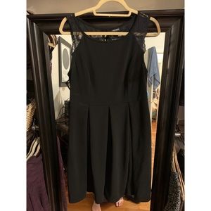 Black Pleated Dress